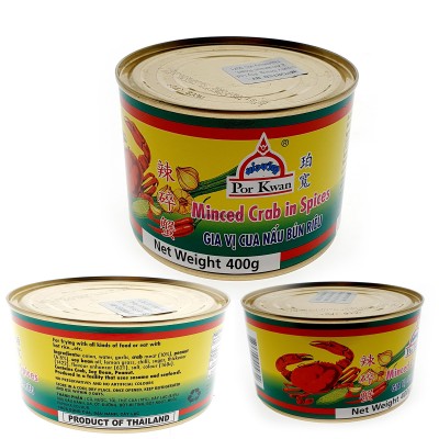 Por Kwan Minced Crab in Spices 400g